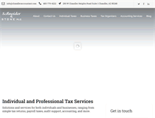 Tablet Screenshot of chandleraccountant.com
